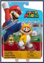 Cat Mario (with Super Bell) from Super Mario - Basic Series manufactured by Jakks Pacific [Front]