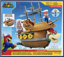 Deluxe Bowser's Airship Playset from Super Mario - Playsets manufactured by Jakks Pacific [Front]