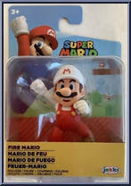 Fire Mario (Fist Up) from Super Mario - Mini manufactured by Jakks Pacific [Front]
