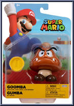 Goomba (with Coin) from Super Mario - Basic Series manufactured by Jakks Pacific [Front]