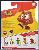 Goomba (with Question Block) from Super Mario - Basic Series manufactured by Jakks Pacific [Back]