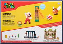Lava Castle Diorama Playset from Super Mario - Playsets manufactured by Jakks Pacific [Back]