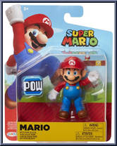 Mario (with POW Block) from Super Mario - Basic Series manufactured by Jakks Pacific [Front]