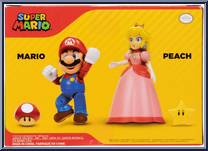 Mario / Peach from Super Mario - Multipacks manufactured by Jakks Pacific [Back]