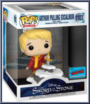 Arthur Pulling Excalibur (Deluxe) from Sword in the Stone - Pop! Vinyl Figures manufactured by Funko [Front]