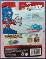 Minga from Tech Deck Dude - Clash Crew 1 manufactured by X-Concepts [Back]