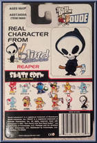 Reaper (Blind) from Tech Deck Dude - Skate Crew 1 - Magna Series manufactured by X-Concepts [Back]