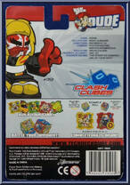Ronin (Gray) from Tech Deck Dude - Clash Crew 1 manufactured by X-Concepts [Back]
