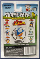 Tiger Willy (World Industries) from Tech Deck Dude - Skate Crew 4 manufactured by X-Concepts [Back]