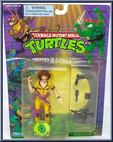 April [Walmart Reissue] from Teenage Mutant Ninja Turtles - 1996 - Basic Figures manufactured by Playmates [Front]