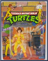 April O' Neil [Reissue] from Teenage Mutant Ninja Turtles - 1990 - Basic Figures manufactured by Playmates [Front]