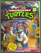 Baxter Stockman from Teenage Mutant Ninja Turtles - 1989 - Basic Figures manufactured by Playmates [Front]