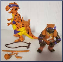 Cave Turtle Don (with Trippy Tyrannosaurus) Action Figure