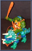 Cave Turtle Leo (with Dingy Dino) Action Figure