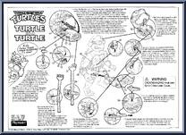 Donatello's Doomsday Defense Base Playset from Teenage Mutant Ninja Turtles - Turtle in a Turtle manufactured by Playmates [Instructions]