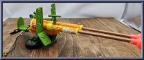 Double Barreled Plunger Gun from Teenage Mutant Ninja Turtles - 1989 - Accessories manufactured by Playmates [Loose]