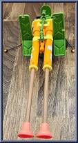 Double Barreled Plunger Gun from Teenage Mutant Ninja Turtles - 1989 - Accessories manufactured by Playmates [Loose]