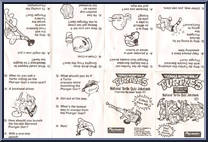 Double Barreled Plunger Gun from Teenage Mutant Ninja Turtles - 1989 - Accessories manufactured by Playmates [Instructions]