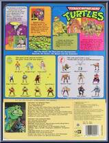 Genghis Frog from Teenage Mutant Ninja Turtles - 1989 - Basic Figures manufactured by Playmates [Back]