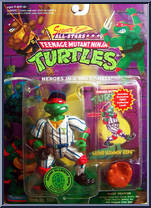 Grand Slammin' Raph [Reissue] from Teenage Mutant Ninja Turtles - Sewer Sports Allstar Turtles manufactured by Playmates [Front]