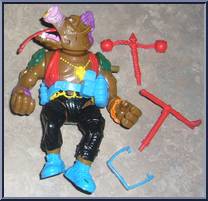 Head Spinnin' Bebop from Teenage Mutant Ninja Turtles - Wacky Action manufactured by Playmates [Loose]