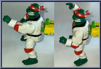 Karate Choppin' Mike from Teenage Mutant Ninja Turtles - Smash 'em Bash 'em Figures manufactured by Playmates [Loose]