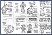 Knucklehead from Teenage Mutant Ninja Turtles - 1988 - Accessories manufactured by Playmates [Instructions]