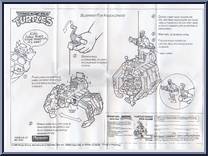 Knucklehead from Teenage Mutant Ninja Turtles - 1988 - Accessories manufactured by Playmates [Instructions]