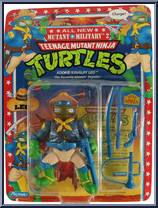 Kookie Kavalry Leo from Teenage Mutant Ninja Turtles - Mutant Military II manufactured by Playmates [Front]