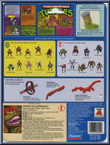 Leatherhead from Teenage Mutant Ninja Turtles - 1989 - Basic Figures manufactured by Playmates [Back]