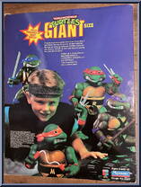 Leonardo with Katana Blade [Reissue] from Teenage Mutant Ninja Turtles - Giant Size manufactured by Playmates [Back]