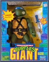Leonardo with Katana Blade [Reissue] from Teenage Mutant Ninja Turtles - Giant Size manufactured by Playmates [Front]