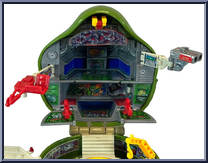 Turtle-Top - Leonardo's Mutant Military Playset (with Cards) from Teenage Mutant Ninja Turtles - Mini Mutants manufactured by Playmates [Loose]