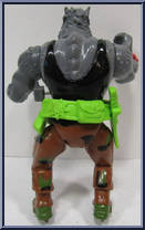 Machine Gunnin' Rocksteady from Teenage Mutant Ninja Turtles - Wacky Action manufactured by Playmates [Loose]