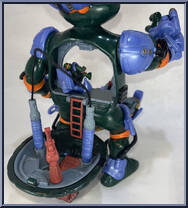 Michaelangelo's Cyber-Command Center Playset  from Teenage Mutant Ninja Turtles - Turtle in a Turtle manufactured by Playmates [Loose]