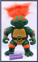 Mike from Teenage Mutant Ninja Turtles - Giant Trolls manufactured by Playmates [Loose]
