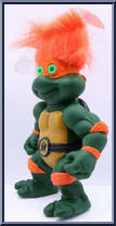 Mike from Teenage Mutant Ninja Turtles - Giant Trolls manufactured by Playmates [Loose]