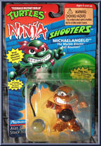 Ninja Shooter Michaelangelo from Teenage Mutant Ninja Turtles - Ninja Shooters manufactured by Playmates [Front]