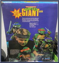 Michaelangelo with Nunchukus [Reissue] from Teenage Mutant Ninja Turtles - Giant Size manufactured by Playmates [Back]