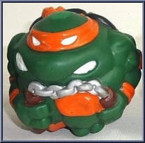 Michaelangelo from Teenage Mutant Ninja Turtles - Sewer Sports Balls manufactured by Playmates [Loose]