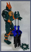 Supermutant Michaelangelo from Teenage Mutant Ninja Turtles - Super-Mutants manufactured by Playmates [Loose]
