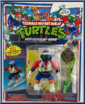 Hot-Doggin' Mike from Teenage Mutant Ninja Turtles - Turtle Games manufactured by Playmates [Front]