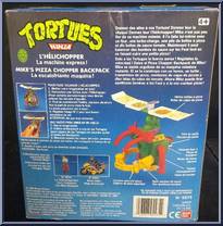 Mike's Pizza Chopper Backpack from Teenage Mutant Ninja Turtles - 1991 - Accessories manufactured by Playmates [Back]