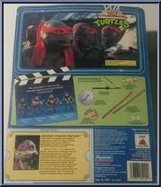 Movie Star Don from Teenage Mutant Ninja Turtles - Movie Star Turtles manufactured by Playmates [Back]