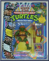 Movie Star Mike from Teenage Mutant Ninja Turtles - Movie Star Turtles manufactured by Playmates [Front]