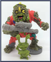 Muckman & Joe Eyeball from Teenage Mutant Ninja Turtles - 1990 - Basic Figures manufactured by Playmates [Loose]
