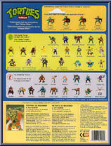 Muckman & Joe Eyeball from Teenage Mutant Ninja Turtles - 1990 - Basic Figures manufactured by Playmates [Back]