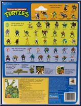 Muckman & Joe Eyeball from Teenage Mutant Ninja Turtles - 1990 - Basic Figures manufactured by Playmates [Back]