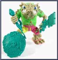 Napoleon Bonafrog from Teenage Mutant Ninja Turtles - 1990 - Basic Figures manufactured by Playmates [Loose]
