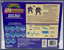 Night Ninja Rocksteady from Teenage Mutant Ninja Turtles - Auto Mutations manufactured by Playmates [Back]
